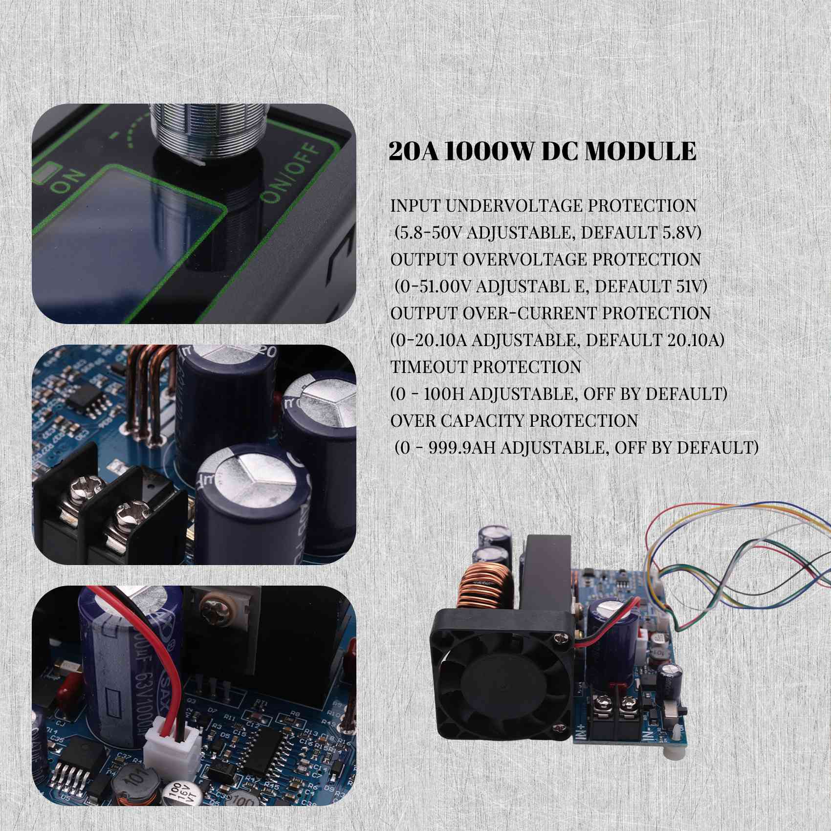[NEWA76K!】 WZ5020L 20A 1000W D - Step Down Dc Power Supply Module 1000W ulasan dan harga